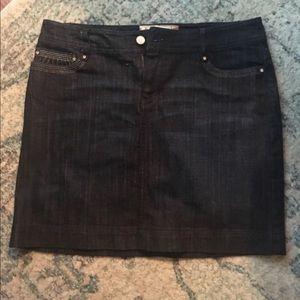 White House Black Mkt denim skirt 6